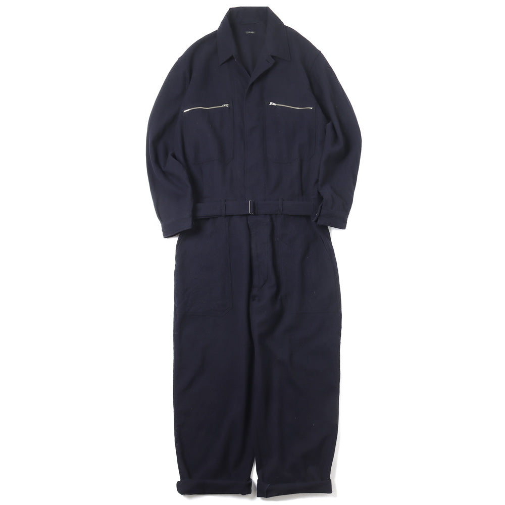 COMOLI リファインウールオールインワン (navy)