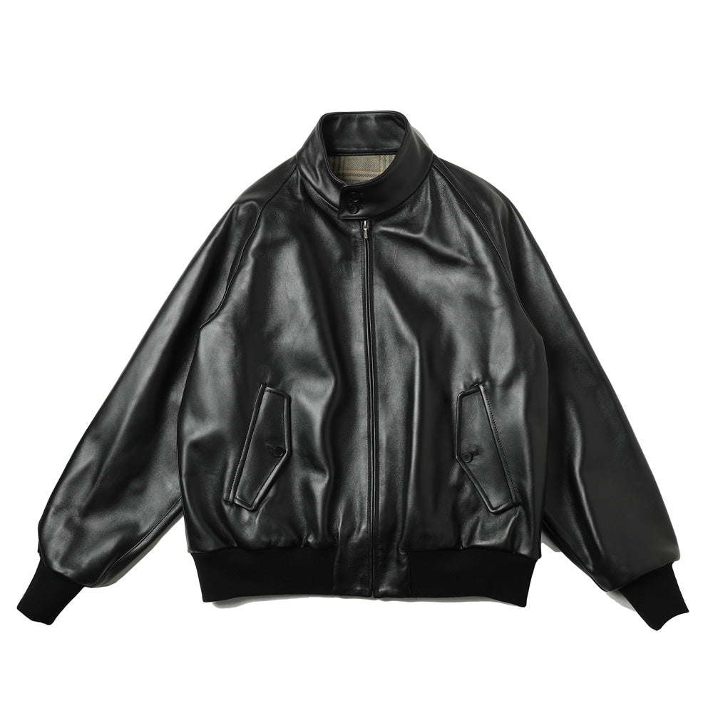 A.PRESSE Leather Harrington Jacket 26AAP-01-04 (26AAP-01-04) | A