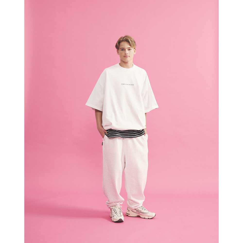 SUPER BIG SS TEE w/ DRAWSTRINGS