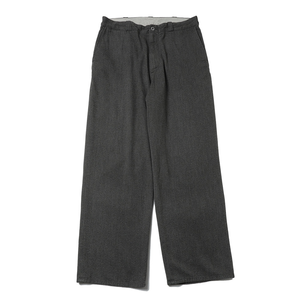 A.PRESSE (ア プレッセ) Vintage Black Chambray Work Pants 26SAP-04