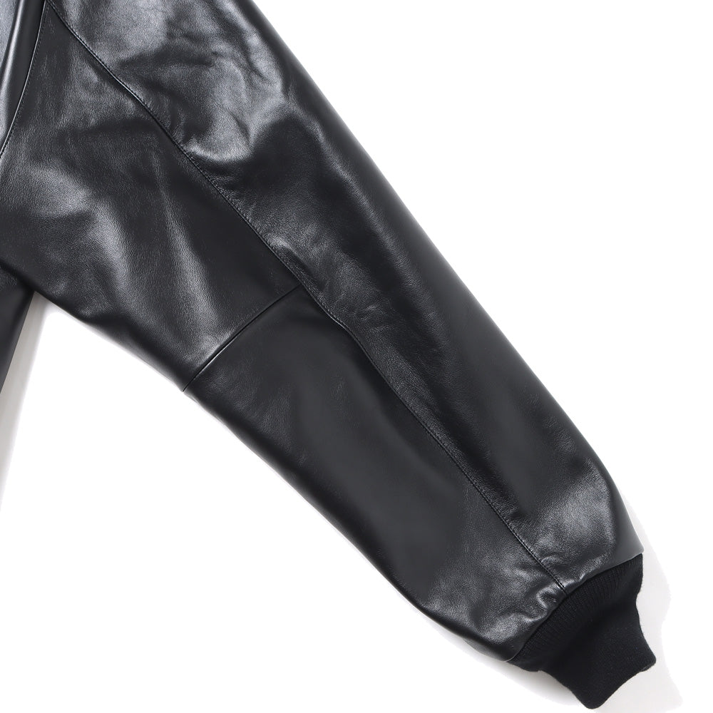 Leather Harrington Jacket