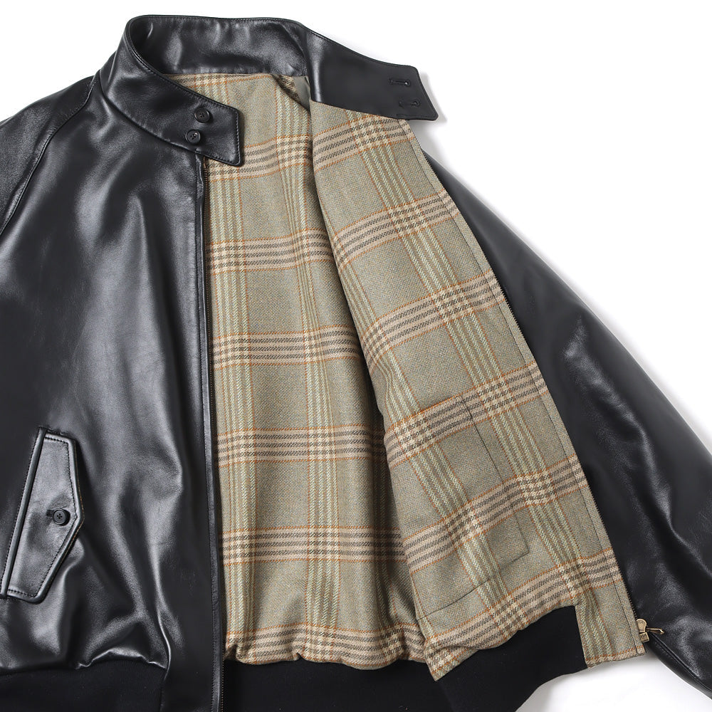 Leather Harrington Jacket