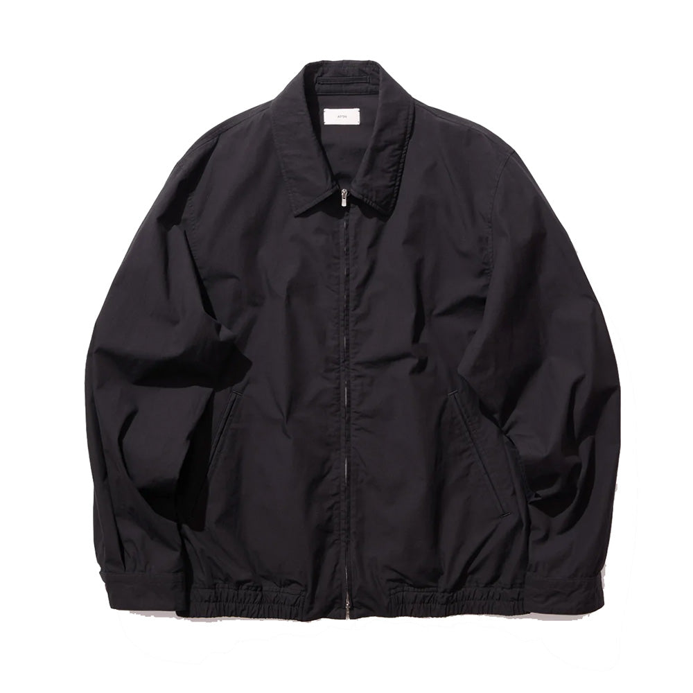 ATON) LIGHT TC GABARDINE WASHED HARRINGTON JACKET (JKAGLM0101