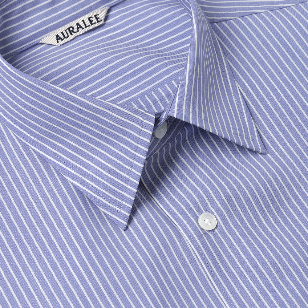 SUPER FINE WOOL STRIPE SHIRT