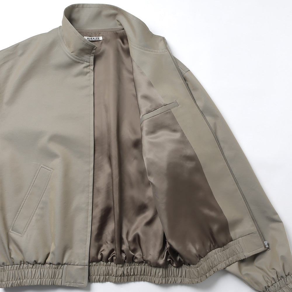 WASHED FINX SILK CHAMBRAY BLOUSON