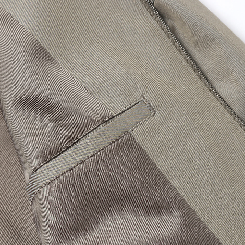 WASHED FINX SILK CHAMBRAY BLOUSON