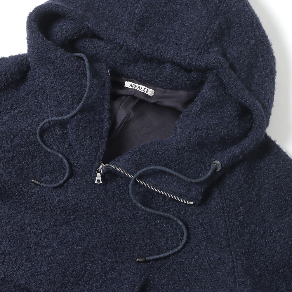 ALPACA WOOL LENO CLOTH P/O PARKA