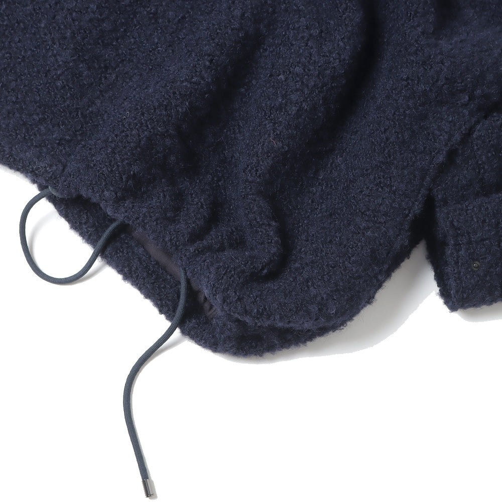 ALPACA WOOL LENO CLOTH P/O PARKA