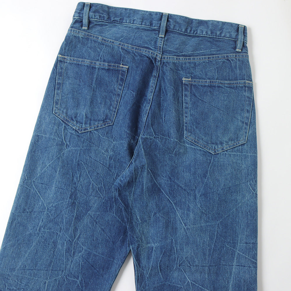 SELVEDGE FADED LIGHT DENIM PANTS
