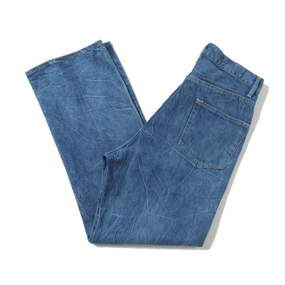 SELVEDGE FADED LIGHT DENIM PANTS