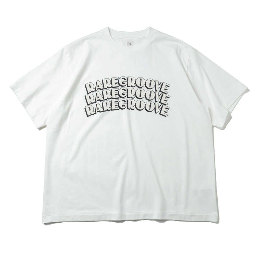 blurhmsROOTSTOCK) RAREGROOVE Print Tee WIDE (bROOTS25S34S26B