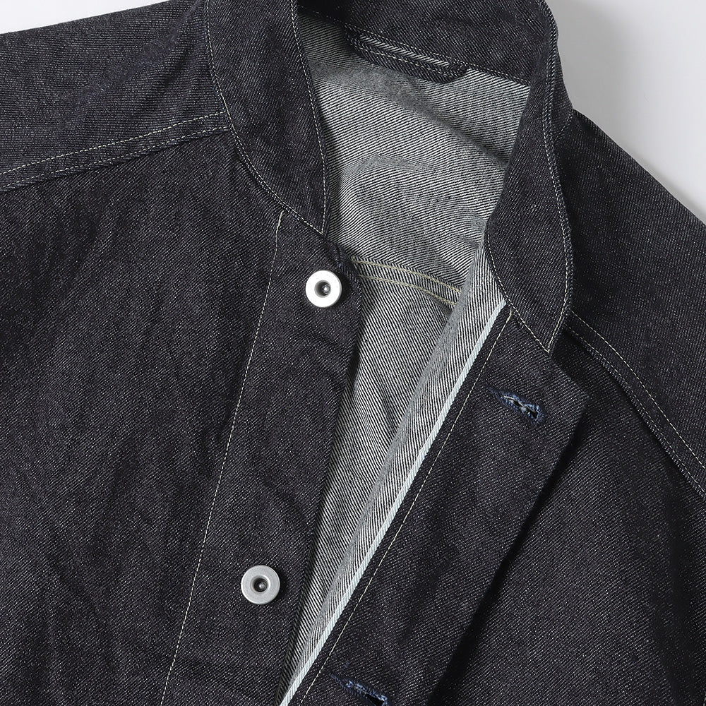 12.9oz Denim Stand Collar Jacket