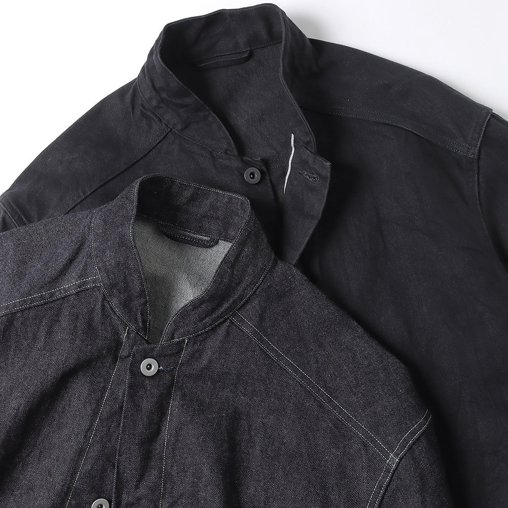 12.9oz Denim Stand Collar Jacket