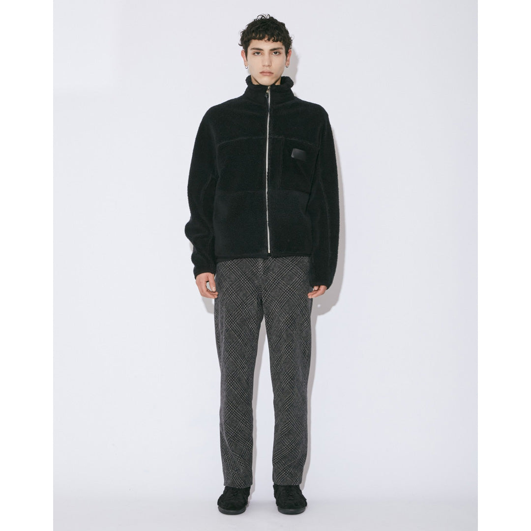 cotton garment dye boa blouson