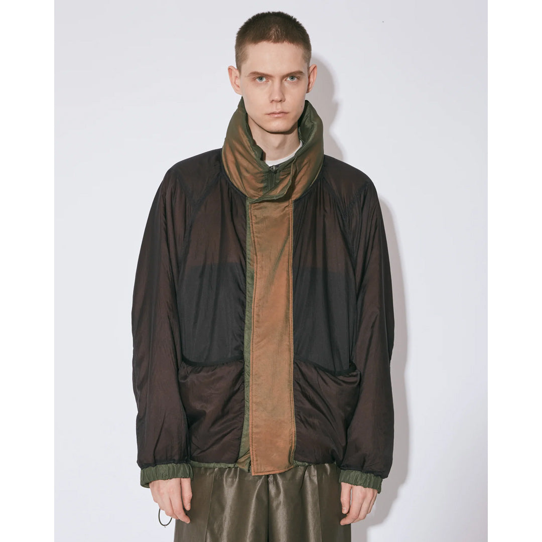 nylonrip dyedpatting monsterparka blouson