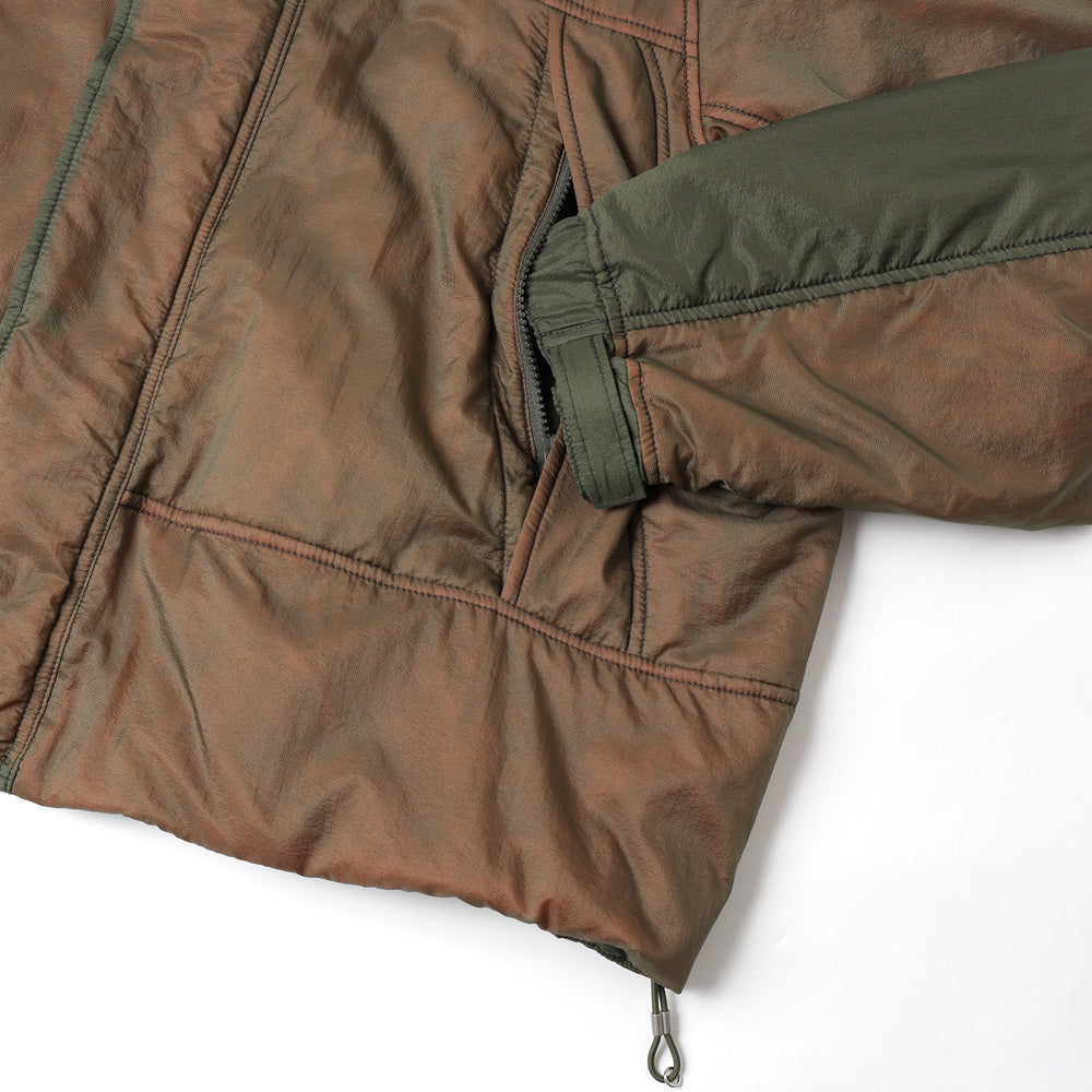 nylonrip dyedpatting monsterparka blouson