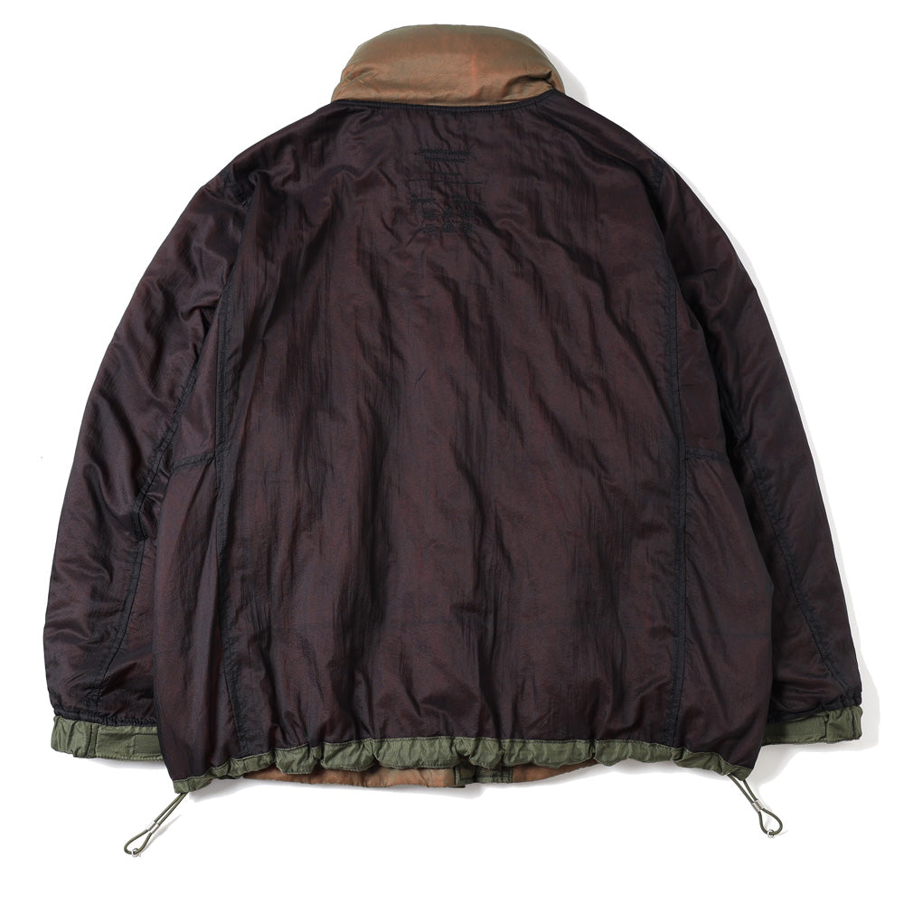 nylonrip dyedpatting monsterparka blouson