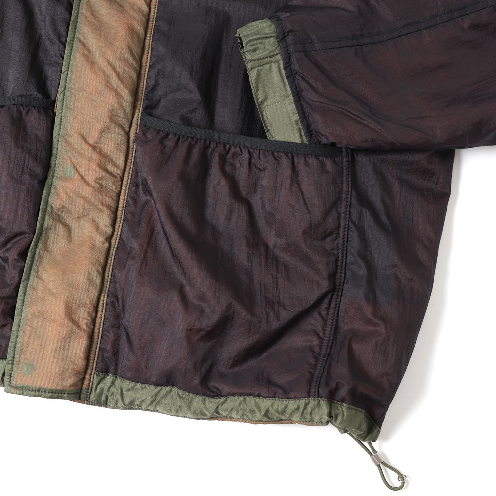 nylonrip dyedpatting monsterparka blouson