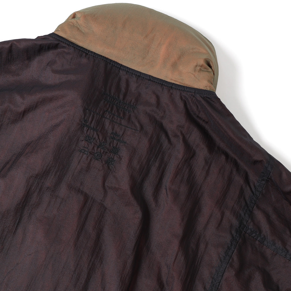 nylonrip dyedpatting monsterparka blouson