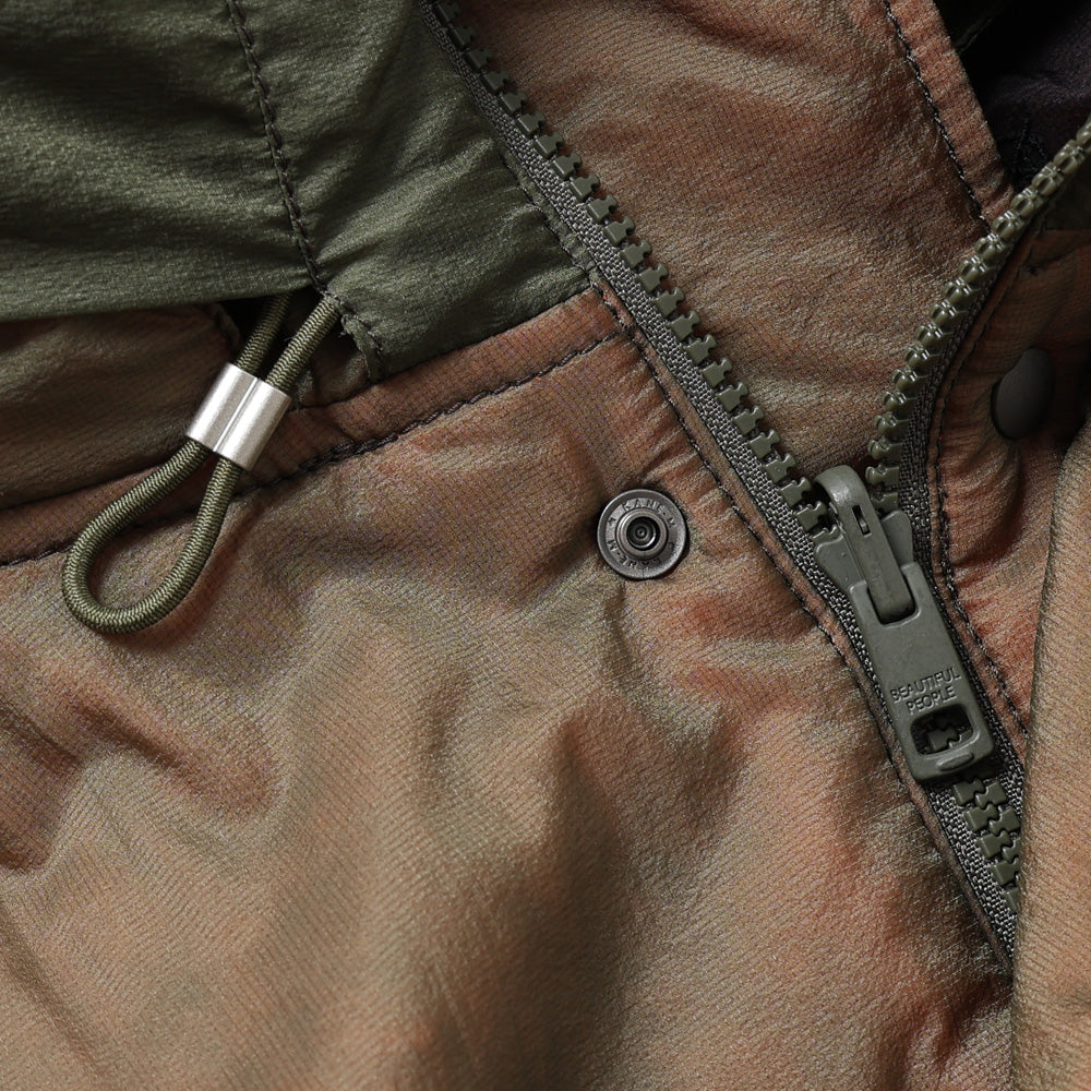 nylonrip dyedpatting monsterparka blouson