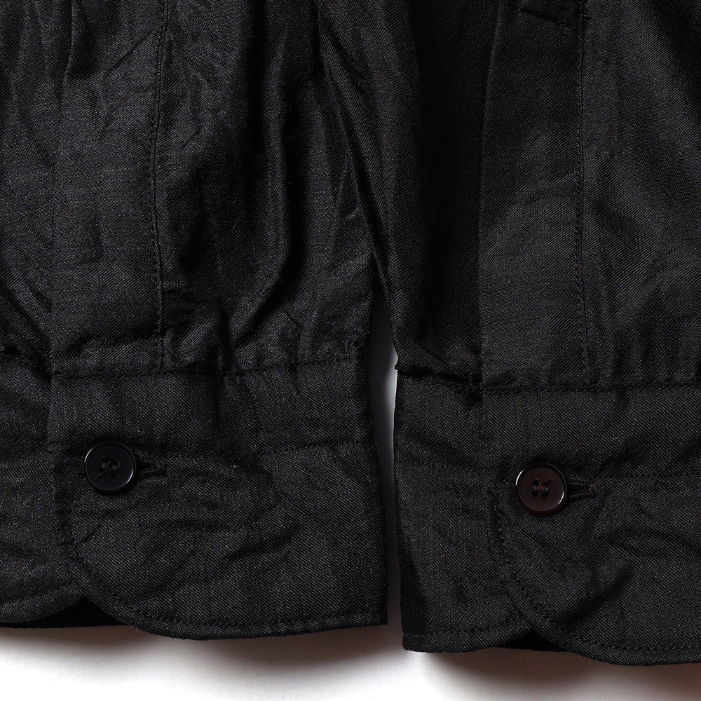 Wool silk pullover shirt