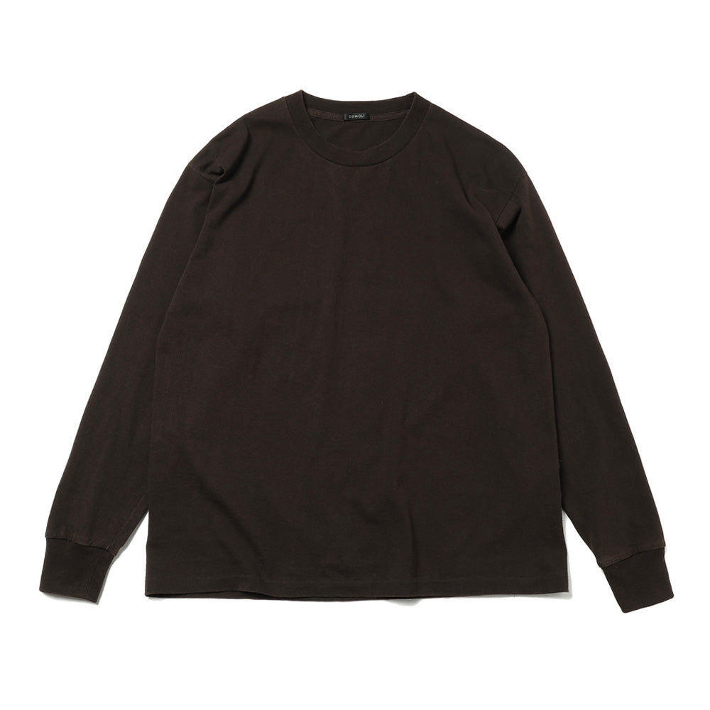 COMOLI) コットンジャージ 長袖Tシャツ (E03-05009) | COMOLI