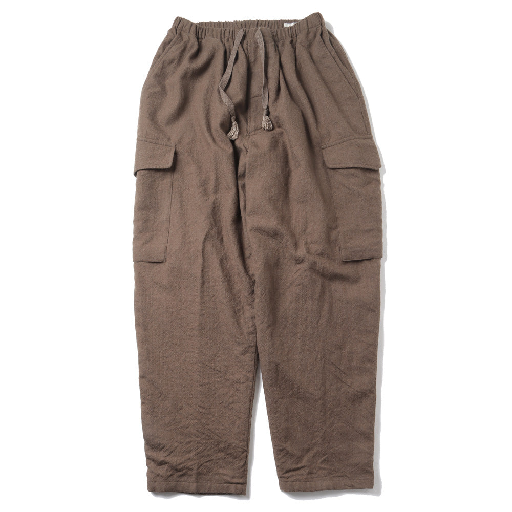 23aw comoli コモリ こぼれおち KHAKI 縮絨ウール 6P パンツ 新品未使用