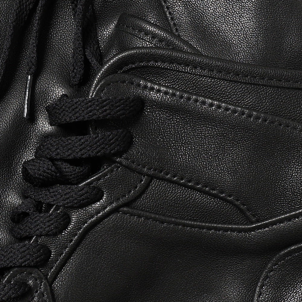 BASKETBALL SHOE POCKET LEATHER JACKET