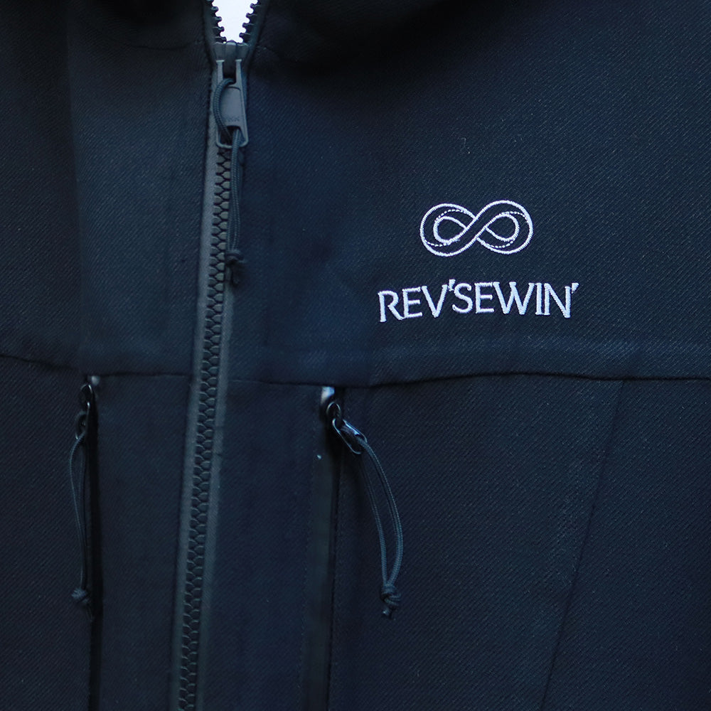 REVERSIBLE SEWING MOUNTAIN PARKA