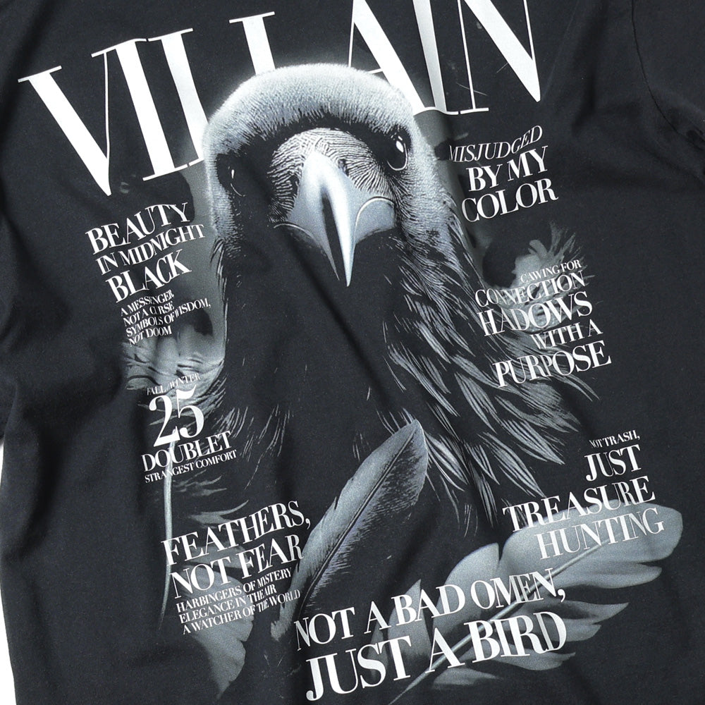 VILLAIN COVER PRINT T-SHIRT