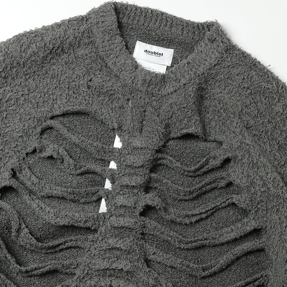 RIBCAGE KNIT PULLOVER