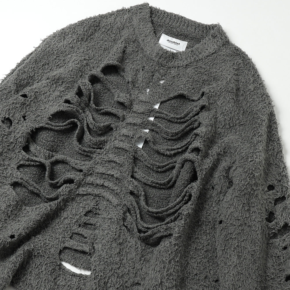 RIBCAGE KNIT PULLOVER