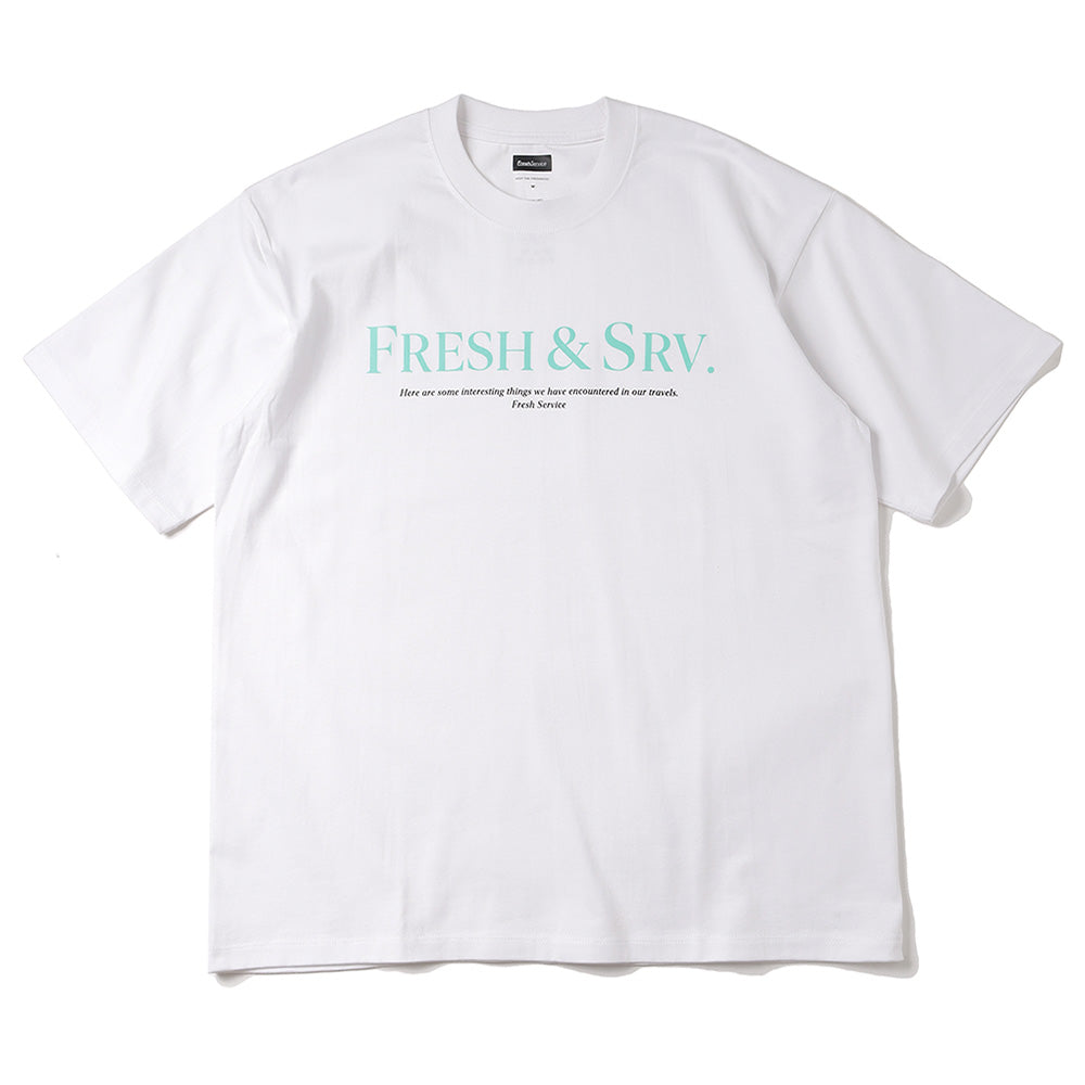 CORPORATE PRINTED S/S TEE ”FRESH&SRV.”