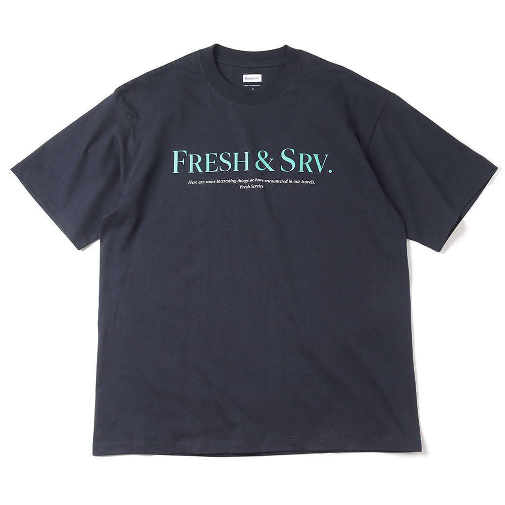 CORPORATE PRINTED S/S TEE ”FRESH&SRV.”