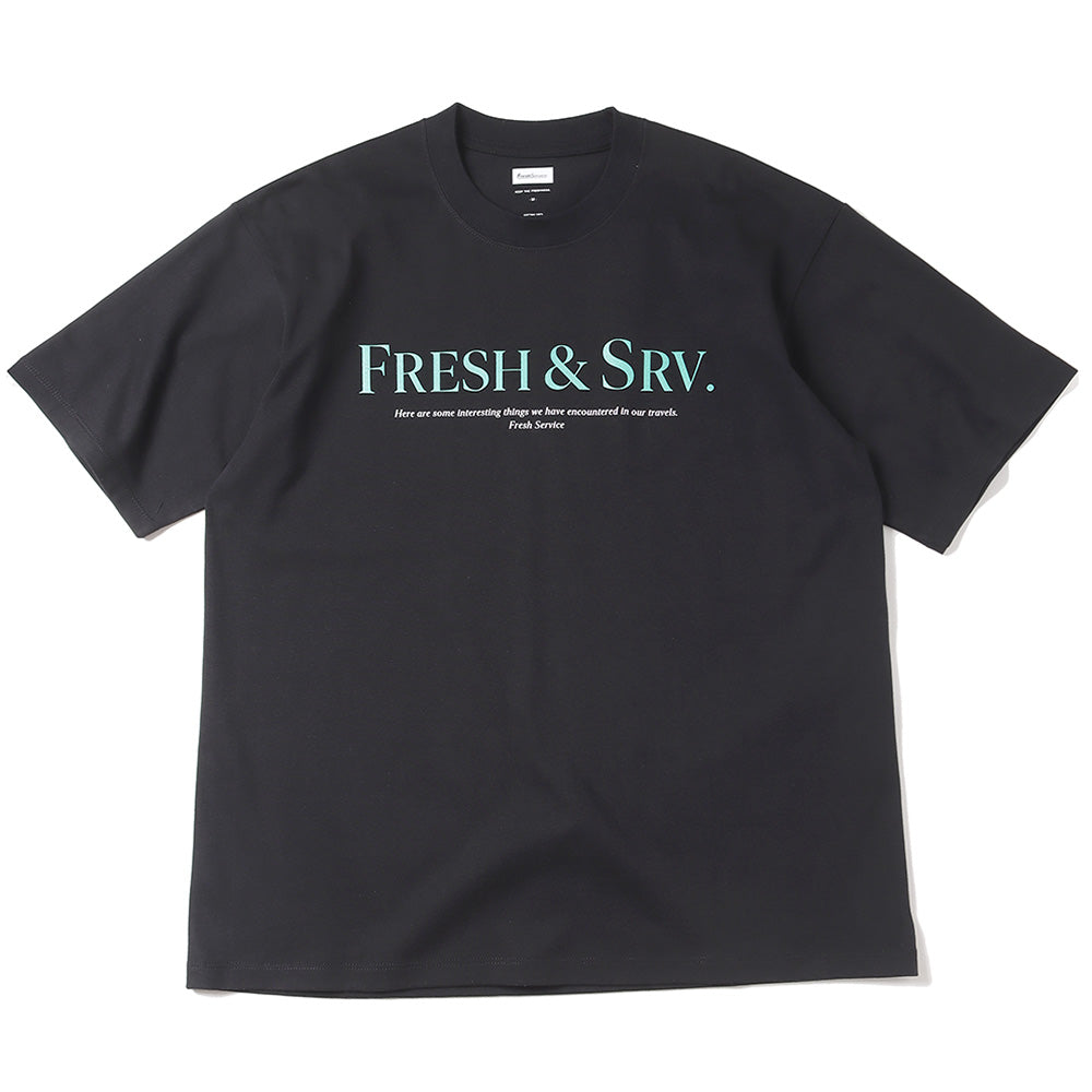 CORPORATE PRINTED S/S TEE ”FRESH&SRV.”