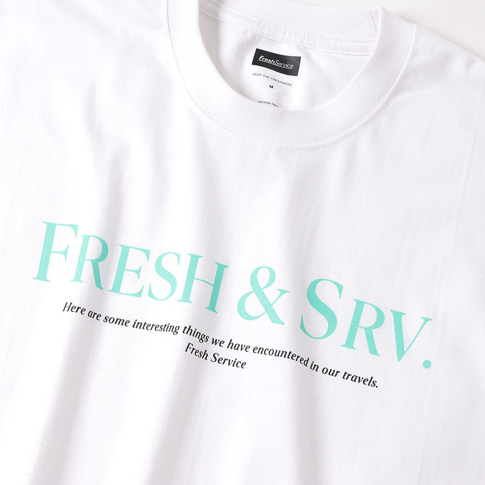 CORPORATE PRINTED S/S TEE ”FRESH&SRV.”