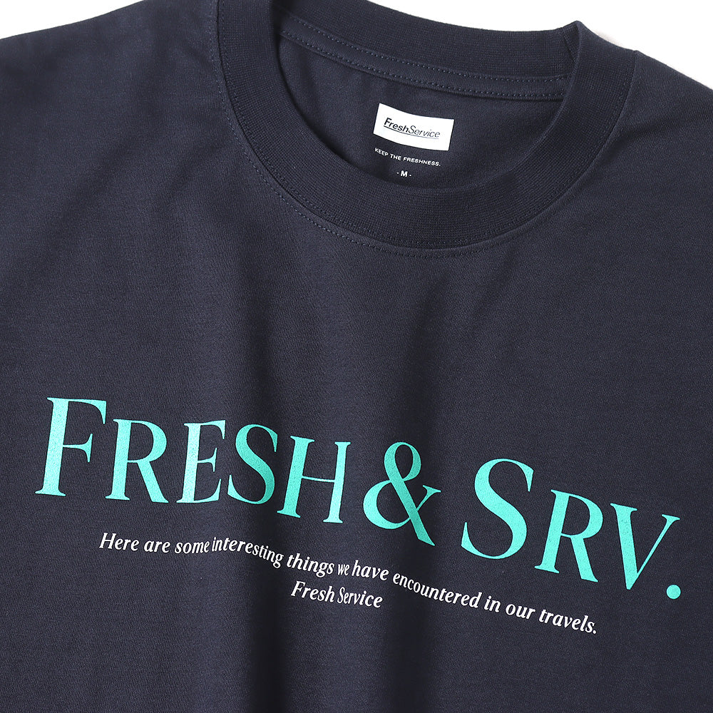 CORPORATE PRINTED S/S TEE ”FRESH&SRV.”