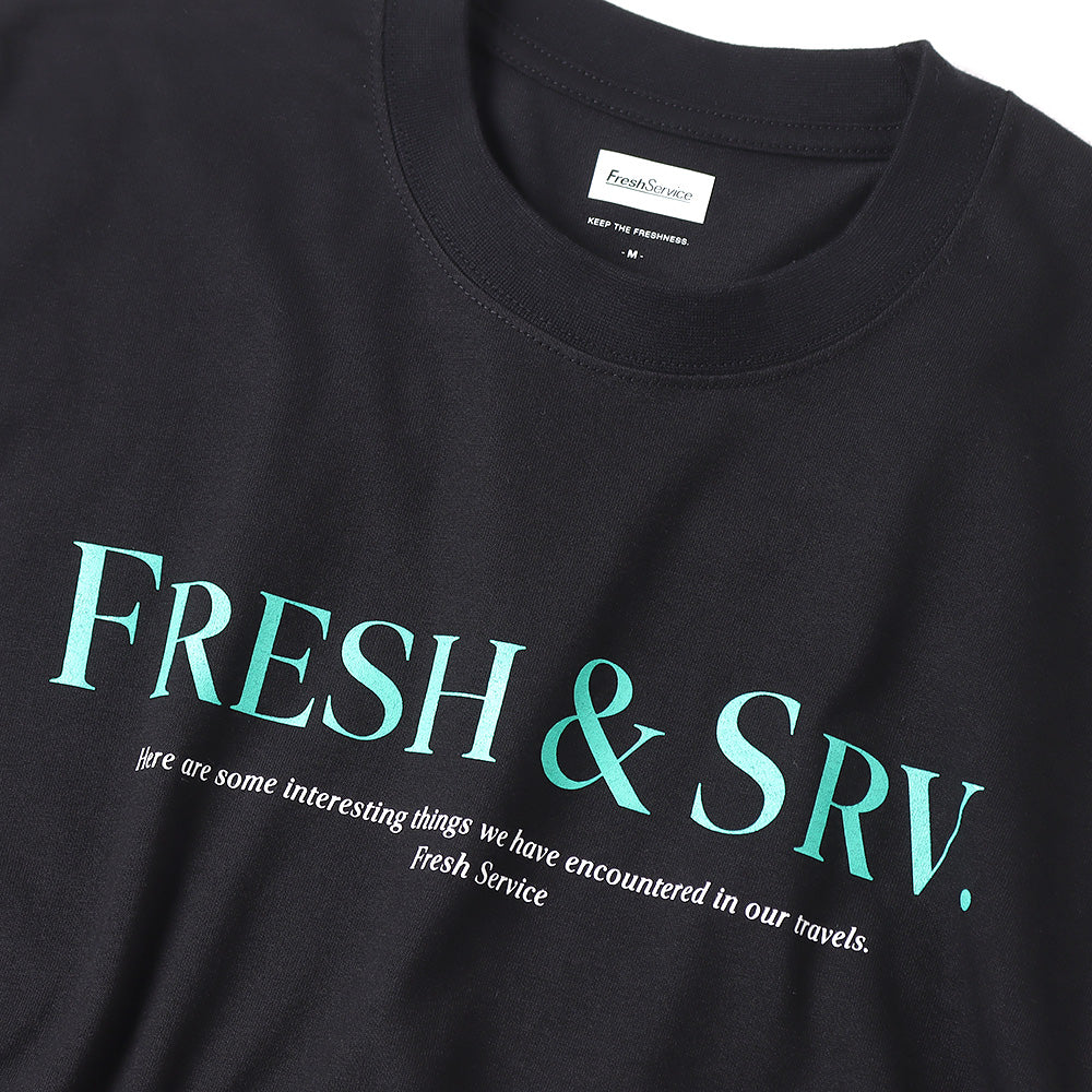 CORPORATE PRINTED S/S TEE ”FRESH&SRV.”