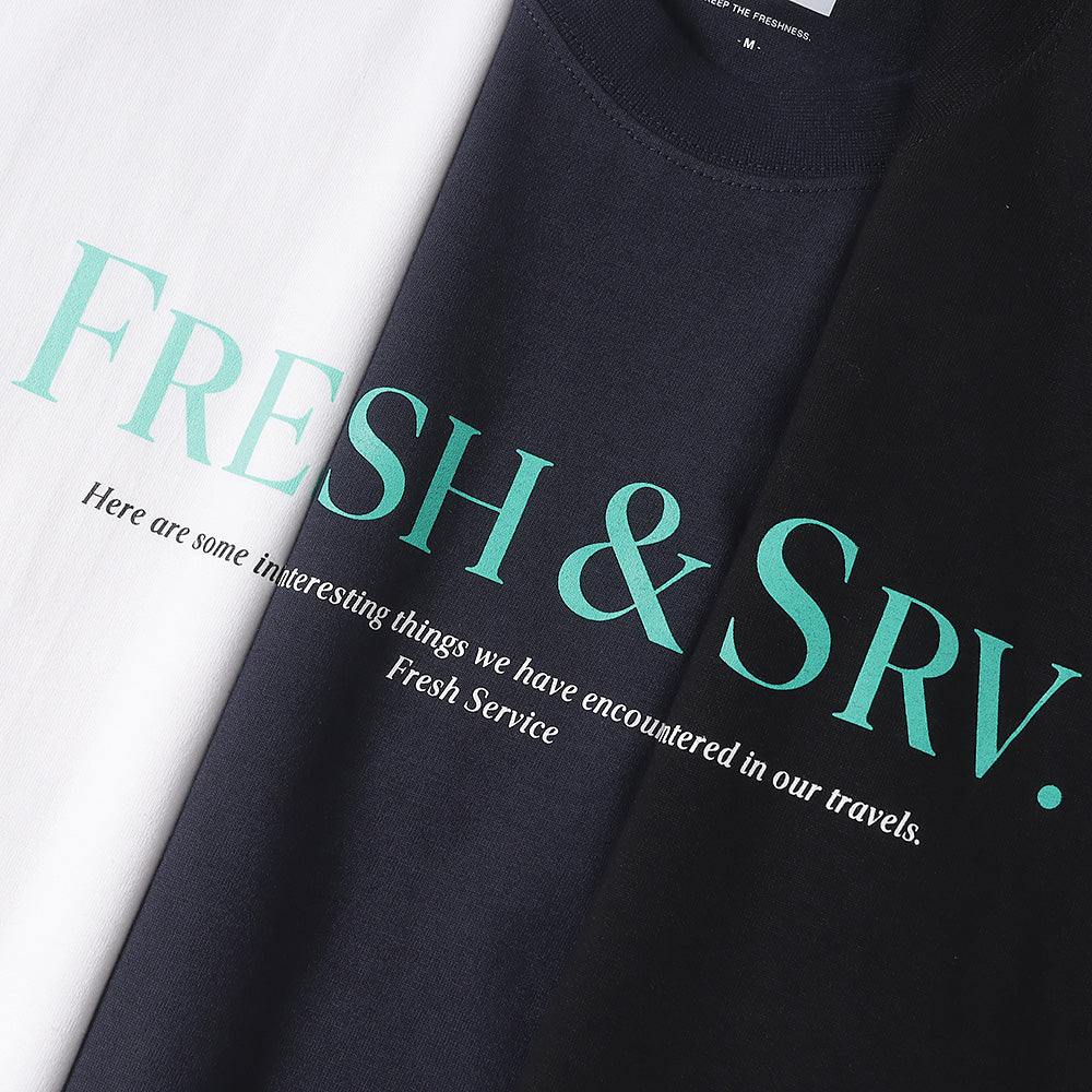 CORPORATE PRINTED S/S TEE ”FRESH&SRV.”