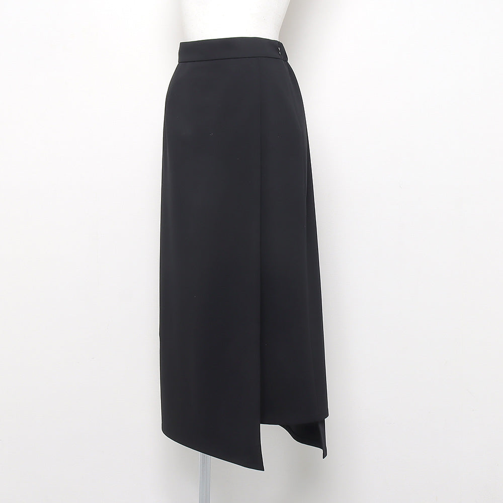 Compact Ponte Wrap Skirt