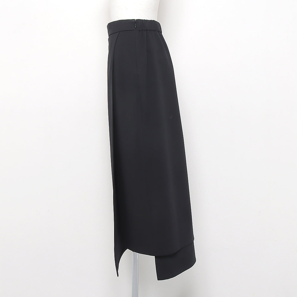 Compact Ponte Wrap Skirt