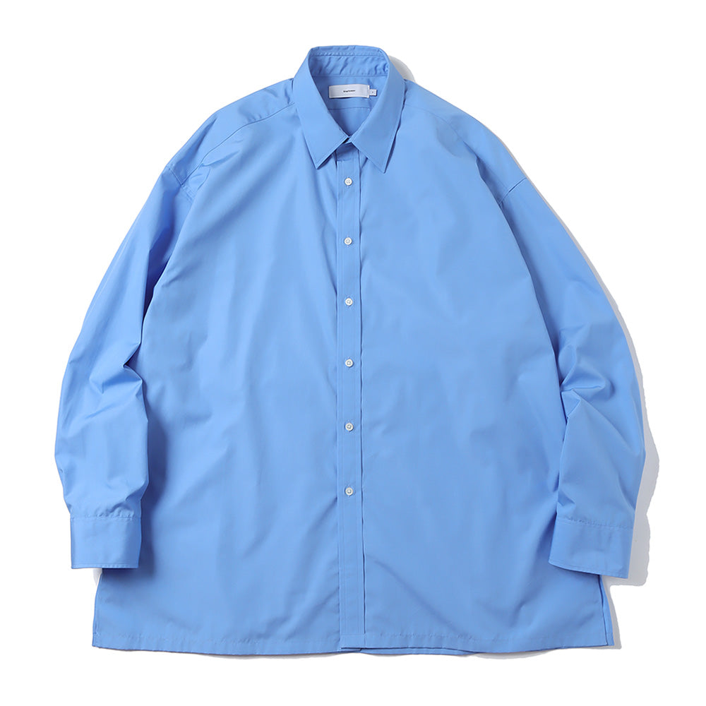 Graphpaper (グラフペーパー)】High Count Broad Regular Collar Shirt