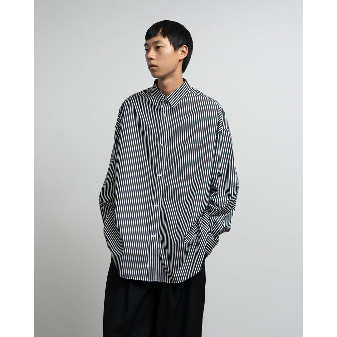 High Count Regular Collar Round Cut Oversized Shirt