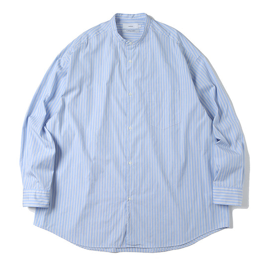 CANCLINI L/S Oversized Band Collar Shirt