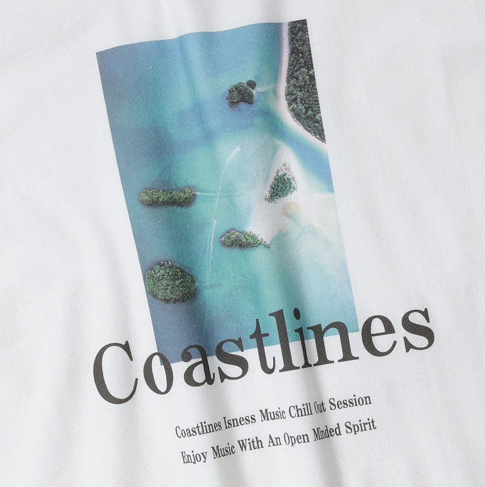 Coastlines T-SHIRT with cassette tape