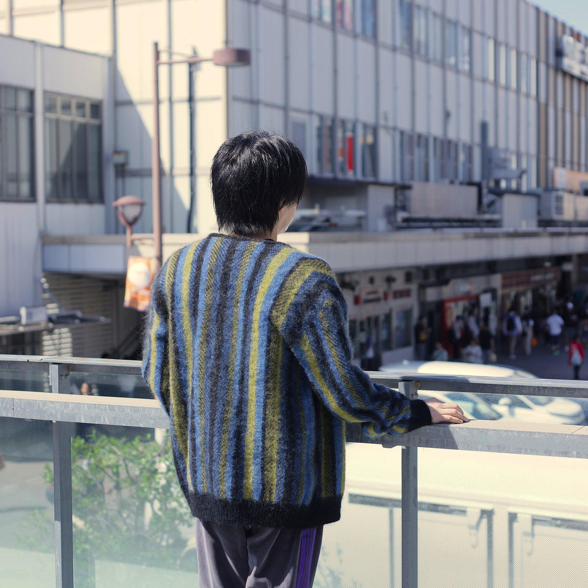 Mohair Cardigan - Stripe
