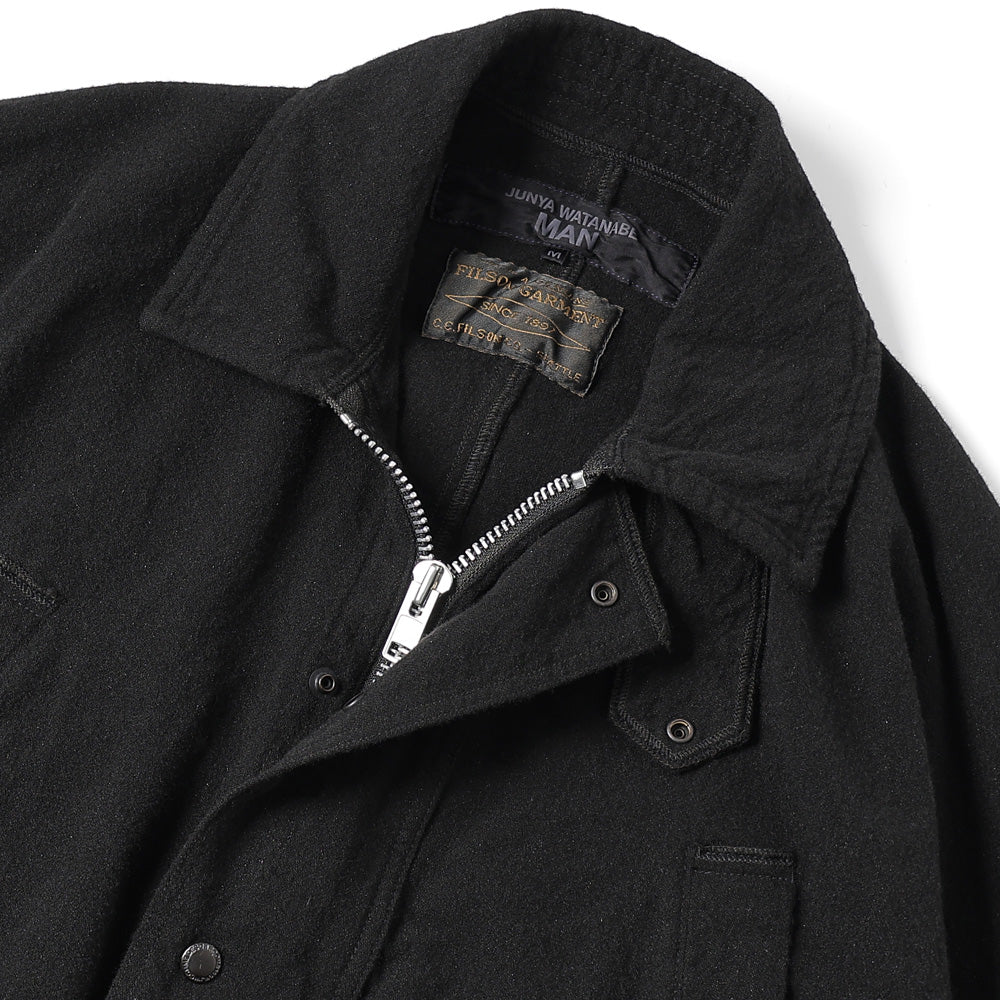 Wool acrylic twill product dyed felt FILSON W name J012