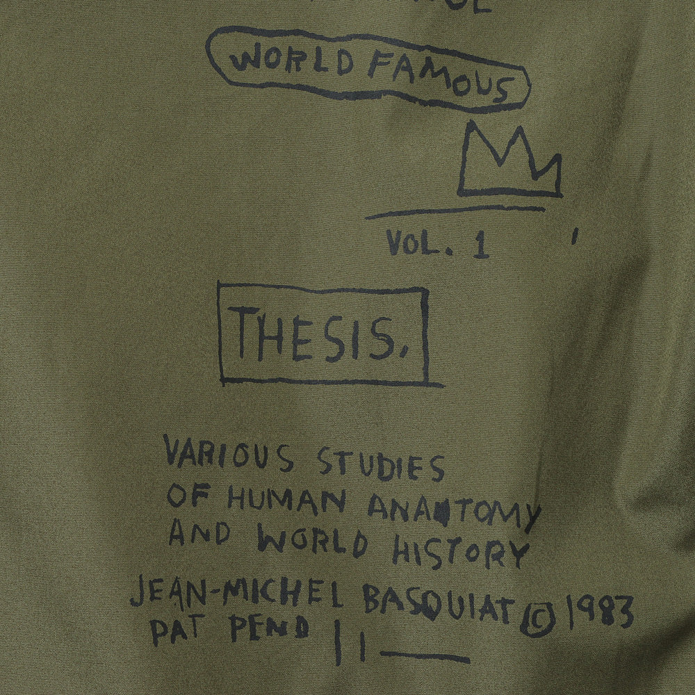 Cotton broadcloth print Jean-Michel Basquiat B023