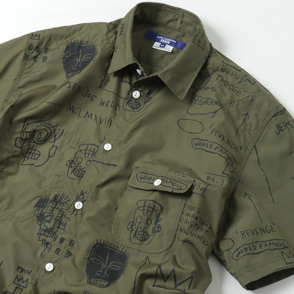 Cotton broadcloth print Jean-Michel Basquiat B023