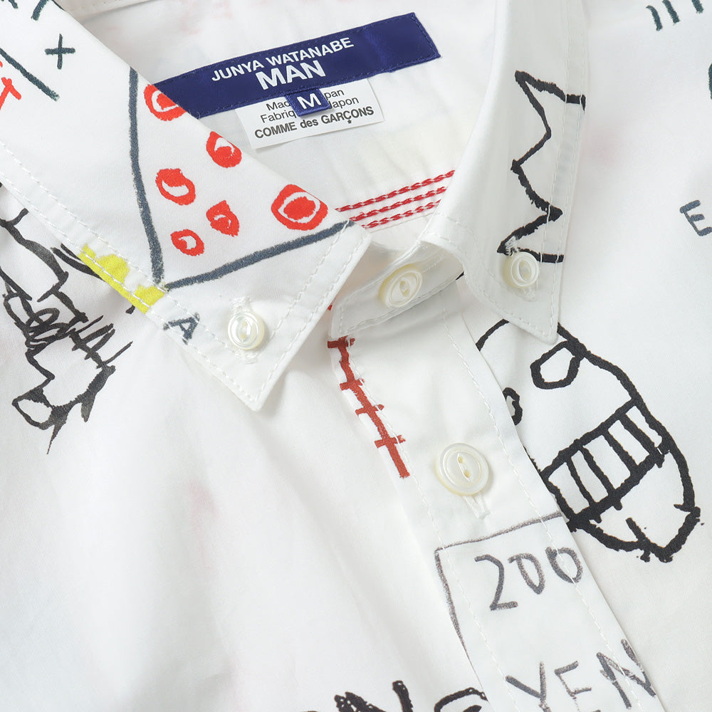 Cotton broadcloth print Jean-Michel Basquiat B025